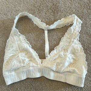 White lace bralette by PINK